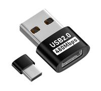 USB Type C Adapter - Type C Charger Converter, Charger and Data Cable Converter | Type C THUND ERBOLT Converter Compact Plug and Play Design for Business Travel, Offices, Home and on the Go