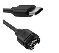 USB Type C Charging Cable for Garmin Forerunner 45/45S/55/245/255/745/245 Music/265/265S/255S/945/965/165/158. Fenix 5 5S 5X Plus 6 6S 6X Pro 7 7S 7X, Vívoactive 3 4 4S Venu. One meter long cable.