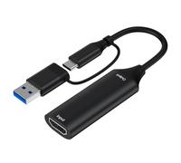 USB + Type C Digital Video Capture Card Capture Adapter to HDTV Video Laptop Card Capture Device