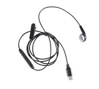 USB Type C Earbphone Single Side Earphone USB C Earbud Single Earbuds With Microphone Coils Reinforced Cord Type Digital Chip Earbud