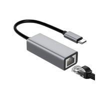 Usb Type C Ethernet Adapter - Usb Type C, Wired Network | Fast Network Adapter for Laptop and Pc, Busines s Use, Classes, Home Office, Streaming Media, Educational Remote Work