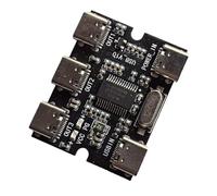 USB Type C Expansion Module Power Charging Port Expansion Module 1 in 3 Out USB for Computer C Adapter for Home and