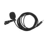 USB Type-c Lavalier Microphone Clip on Mic for Smartphones | 360 Degree Pickup, Reduces Background Noise, Windproof Sponge Cover, Hook and Loop, Black