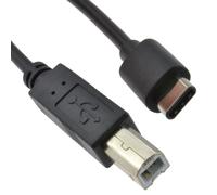 kenable USB Type C Male Plug to B Type Printer Male Plug Cable Black 2m