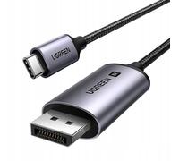 USB type C Male to DisplayPort Male Cable 1m 8K 60Hz, Black CM556 UGREEN