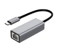USB Type-C Network Adapter: Fast integration and stable internet access | Supports conventional operating systems, rugged design protects against accidental drops for travel, activity