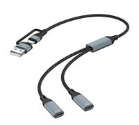 USB/Type C To Multiple Port Hubs Cable Splitter For Tablet Keyboards USB Type C Adapter Converters