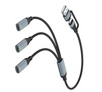 USB/Type C To Multiple Port Hubs Cable Splitter For Tablet Keyboards USB Type C Adapter Converters Cable Adapter