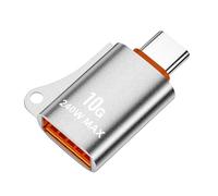 USB Type C to USB A Connector 10Gbps High Speed Sync Converter Aluminum OTG Adapter for Smartphone and PC