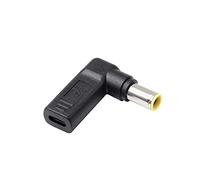 USB Type C USB-C to DC 7.9x5.5mm Adapter PD Emulator Trigger 90 Degree Angled For IBM Lenovo Thinkpad