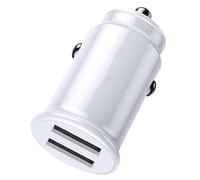 USB Vehicle Charger - Metal USB Car Charging Adapter 2 Ports, Mobile Phone Charger Bill 3.1a Vehicle Charger | 2 Port Vehicle Accessories Rap Charging