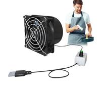 USB Ventilation Fans - Portable Fume Extractor Absorber, 12cm Mini Exhaust Blower Adjustable Speed, Compact Vent Booster Cooling Device For Bathroom Kitchen Toilet Solder Station Workshop