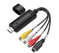 USB Video Capture Converter VHS to Digital DVD Recorder Transfer Video Audio Capture Card for Windows USB Converter, Adapter, Vedio Card, VHS to Digi