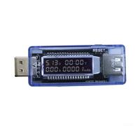 USB Voltage and Current Tester 4-20V 0-3A with LCD Display for Power Bank for CHARGER Diagnosis Capacity Measurement Diagnostic Tool KWS-V20 Compact Design for USB Devices Accurate