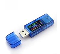 USB Voltage and Current Tester with 0.96-inch IPS Display, 30V/4A Measurement, Power Bank Capacity & Energy Detector for Electronics Technicians and DIY Users