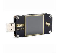 USB Voltage Current Meter FNB38 Supporting QC4+ PD3.0 2.0 Fast Charge Protocols With External 16 Bit ADC And USB A