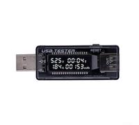 USB Voltage Current Meter, KWS-V21 Power Tester, 20V Range USB Charger Analyzer, Real-Time Data Display, Memory Reset Function, For Cable And Adapter Testing