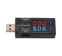 USB Voltage Current Tester Digital Dual Display Meter 3V-9V 0A-5A Real-Time Monitoring for Battery Capacity and Charging Efficiency Analysis