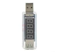 USB Voltage Current Tester Meter, Digital Detector Tool, for Phone Tablet Power, DC 3.5V-7V Ammeter Voltmeter, Electronics Diagnostic Equipment(C)