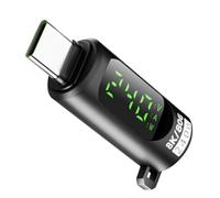 USB Voltage Meter, Digital Extension Connector, 40Gbps 240W Real Time Digital Display USB Adapter for Headphone, Computer, Printer, Tablet, Laptop