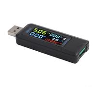 USB Voltmeter Ammeter Digital Tester 36V 5A Range for PD3.0 for qc3.0 Fast Charge Protocol Detection and for battery Capacity Measurement Device(A)