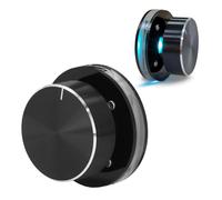 USB Volume Controller Knob, 360° Rotation, RGB Light, Type C Interface, Customizable, Shortcut Keys, No Driver Needed, for Android Systems