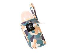 USB Warmed Infant Bottle Nonconductor with Plan Modifiable Shoulder Strap for Travel Feeding Security Polyster Substance Multiple Compartment Storage Air Propelled Bottle Warm Bag