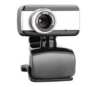 USB Webcam with Microphone - 360° Rotating Camera for Laptop Monitor for Computers | High-Resolution Web Camera for Desktop Video Calling Streaming Conference Classes Recording