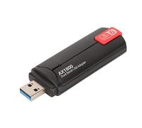 USB WiFi Adapter, 1800Mbps Wireless Network Adapter for PC Desktop, Laptop, Dual Band High Gain 3dBi Antenna, USB3.0 Computer Network Receiver Supports for Windows 11, 10