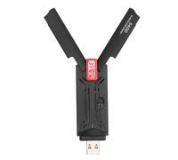 USB WiFi Adapter, 5400Mbps WiFi Dongle USB 3.0 Adapter for Desktop Laptop PC, 2.4G 5G 6G Tri Band Wireless Network Adapter for Windows 10 for Windows 11