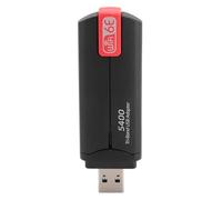 USB WiFi Adapter, 5400Mbps WiFi USB 3 Band 2.4G 5G 6G Wireless Network Adapter for Desktop Laptop PC, USB3.0 WiFi Dongle Compatible with for 10, for 11