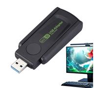 USB WiFi Adapter for Desktop PC | Double Band 2.4G/5G Wireless Network Card Dongle | 600Mbps Adapter, Plug and Play, Network Receiver, External Double Antenna