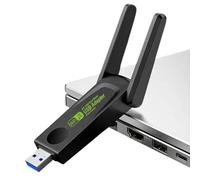 USB WiFi Adapter For PC,1300Mbps Double Band Wireless USB WiFi Adapter | Double Band Wireless WiFi Receiver For Laptop