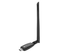 USB WiFi Adapter, W60-5DB RTL8192EU 300Mbps USB 2.0 Wireless Network Adapter, 2.4G WiFi Adapter Card Wireless Network Card with Antenna for PC, Laptop