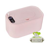 USB Wipe Warmer - Large Capacity Wipes Dispenser Portable Wipe Warmer - Digital Wipe Heater Adjustable Diaper Wipe Warmer for Travel & Car