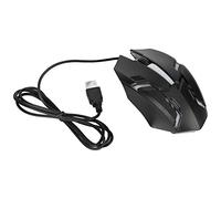 USB Wired Mouse, 4 Buttons 1 Wheel Gaming Computer Mouse Ergonomic Design 1600 DPI Tracking Resolution Right or Left Hand Use for Computers Laptops