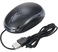 USB Wired Optical Computer Mouse, | Smooth optical tracking, matte anti-slip outer shell, transparent decorative frame, quiet responsive clicks,