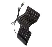 USB Wireds Silicone Keyboards 85Keys Rollups Foldable Flexible Silents Soft Keyboards For PC Notebook Laptop
