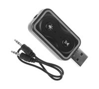 USB Wireless Audio Adapter Transmitter and Receiver for Car | USB C, Plastic Body, Built in Antenna, Automatic Connection, Long Distance Real Time Audio