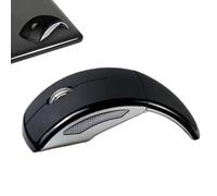 USB Wireless - Luxury Foldable Design, Ergonomic Computer Accessory | 2.4G Plug and Play Connection, Long Range Optical Sensor Device, Portable Laptop Travel Use, 1600 DPI Precision Scrolling Co