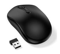 USB Wireless Mouse for Laptop, Mac, PC, Desktop, Office Use, 2.4GHz Wireless Computer Mice With USB-A Receiver, 3 Adjustment Levels 800/1200/1600 DPI, Portable Cordless Computer Mice Long Battery Life