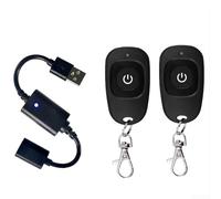 USB Wireless RF Remote Control Switch for LED Lights and Fans, 3A Load, Operating Frequency 433 92 MHz, Compact Design for Seamless Integration in Home and Office (B)