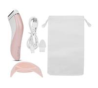 USB Women Body Hair Removal Machine with Base Pink ABS Material