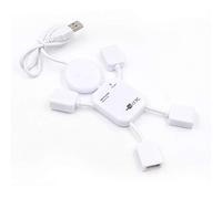 USB2 0 4-port HUB Splitter One for Four Suitable Tablet PC Smart Phone Charging Stand Card Reader Desktop Computer Laptop Data Transmission Stable Rechargeable Plug and Play Easy to Use