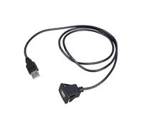 USB2.0 Extension Cable 1M Square Retainer Design for Dashboards Device Access