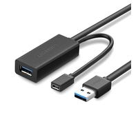 USB3.0 Cable extender with micro USB socket for external power 10m, UGREEN/20827