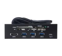 USB3.0 Card Reader Front Panel Multi Function Type C USB3.1 Fast Speed Data Transfer and Multiple Card Multimedia Content Creation
