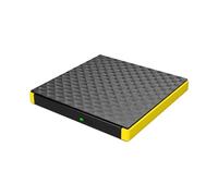 USB3.0 External TYPE-C Mobile DVD Drive Support 3D 100G 50G Playback Clear Picture Quality Stable Audio(Yellow)