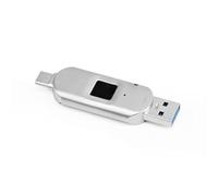 USB3.0 Fingerprint Fast Flash Drive Encryption, Specially Designed for iOS Devices, Suitable for iphone15/15 pro/Android/MAC, Full Fingerprint 128G Encryption