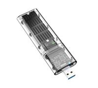 USB3.0 Gen1 Solid Disk Enclosure Case For 5Gbps Fast Speed Data Transfer Transparently Housing Clear Solid Disk Dock Case